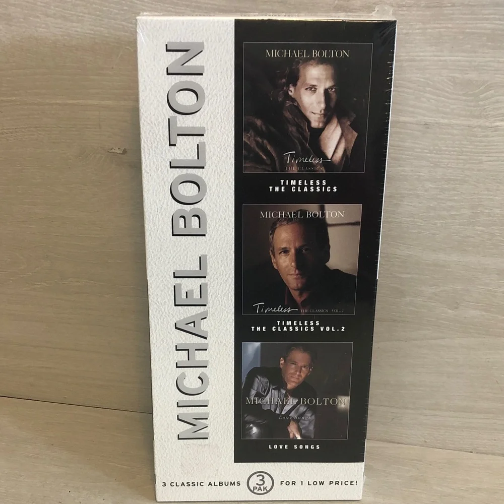 Michael Bolton Box Set 3 Pak CDs Brand New Sealed Great Gift